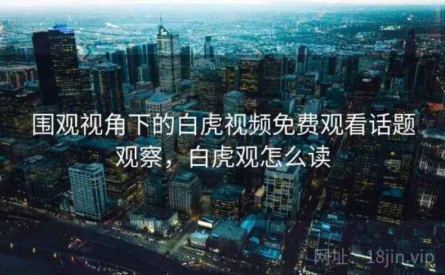 围观视角下的白虎视频免费观看话题观察，白虎观怎么读
