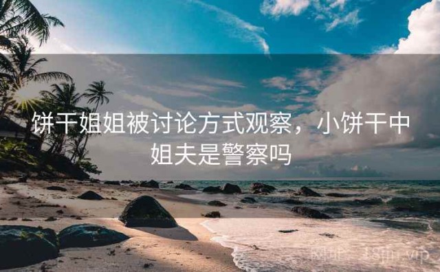 饼干姐姐被讨论方式观察，小饼干中姐夫是警察吗