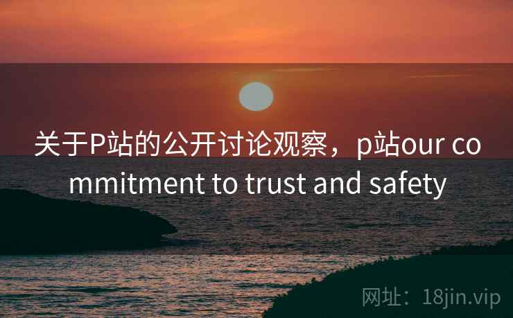 关于P站的公开讨论观察，p站our commitment to trust and safety