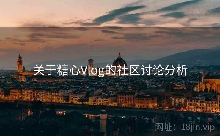 关于糖心Vlog的社区讨论分析