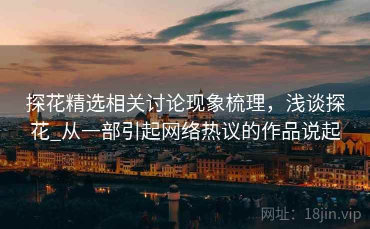 探花精选相关讨论现象梳理，浅谈探花_从一部引起网络热议的作品说起