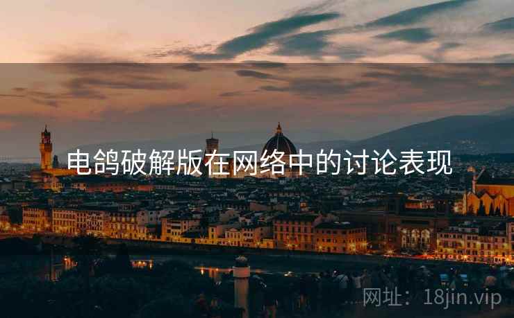 电鸽破解版在网络中的讨论表现