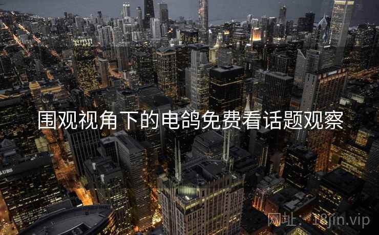 围观视角下的电鸽免费看话题观察